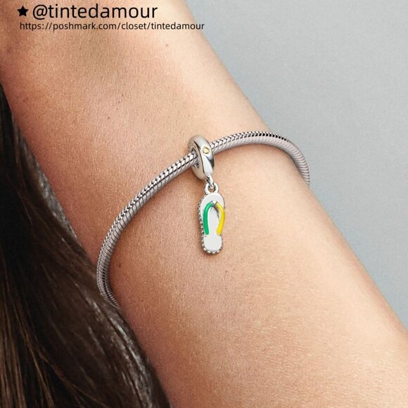 Pandora Flip-flop Dangle Charm|Pendant - Picture 2 of 2